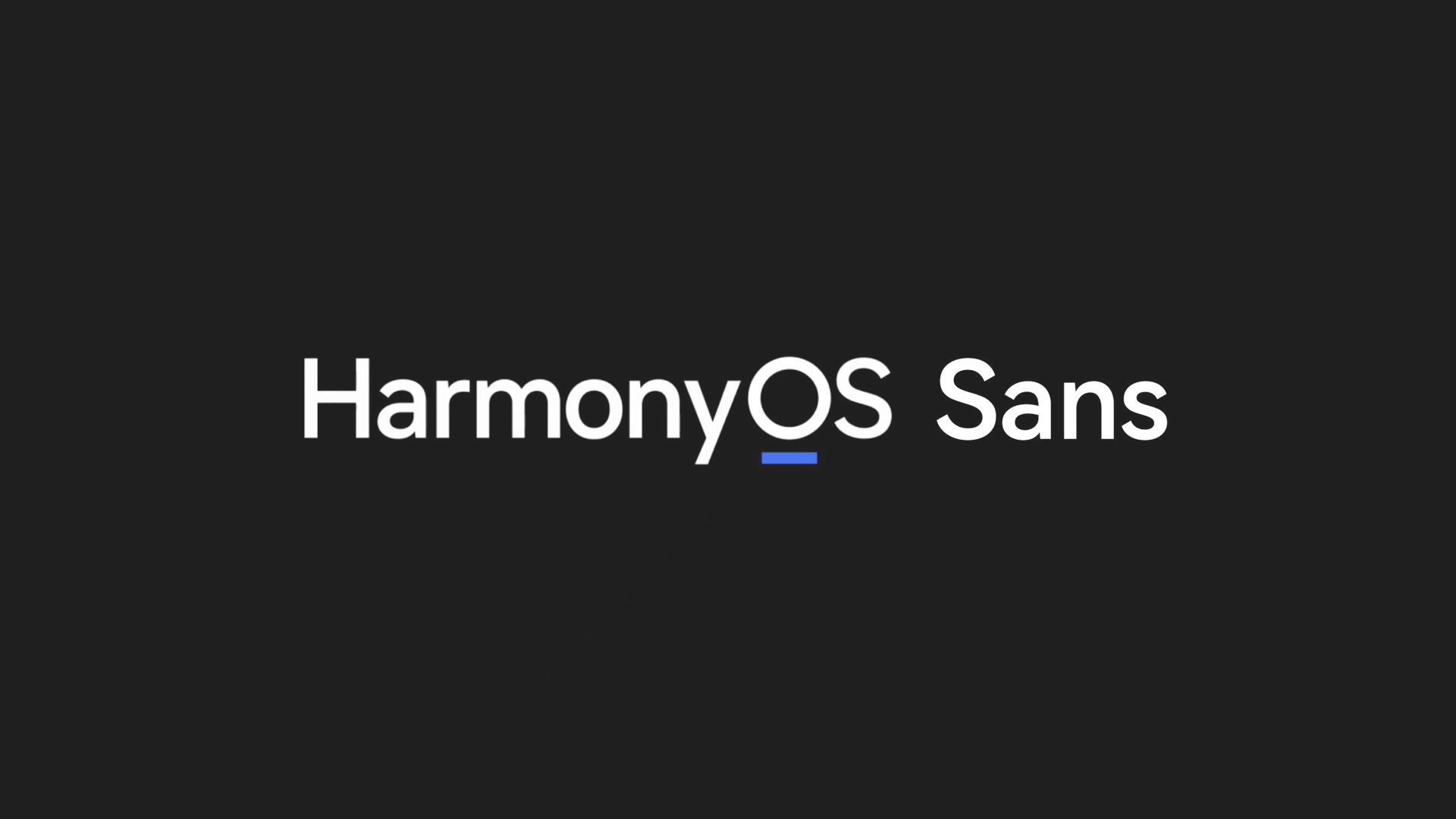 华为全新品牌定制字体 HarmonyOS Sans