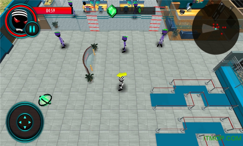 火柴人银行劫犯逃脱记无限金币内购破解版