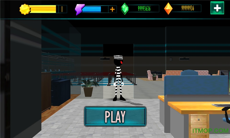 火柴人银行劫犯逃脱记无限金币内购破解版