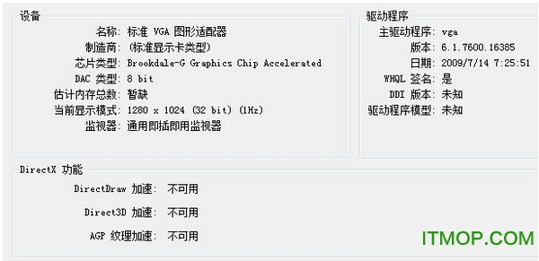 主板板载VGA显卡驱动