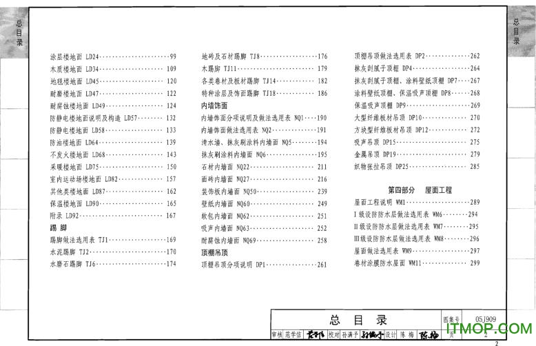 05j909/07g120工程做法图集