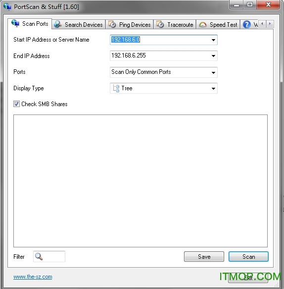 PortScan(局域网端口扫描器)