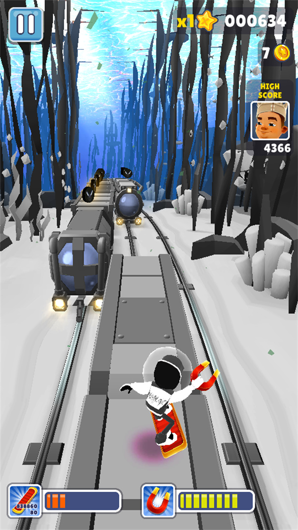 地铁跑酷超级黑白水下城定制版内购全人物版