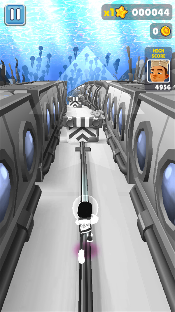 地铁跑酷超级黑白水下城定制版内购全人物版