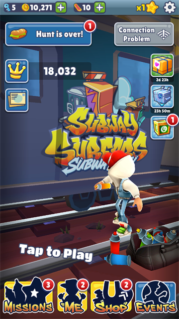 Subway Surf空间站版