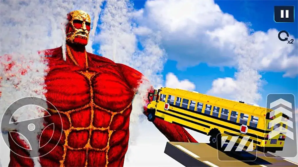 怪物毁灭车祸功能菜单汉化版