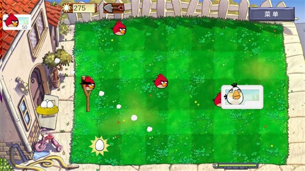 愤怒的小鸟大战僵尸无敌版