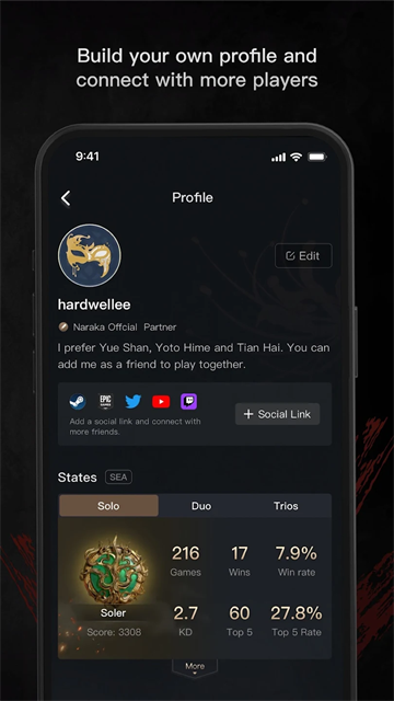 永劫無(wú)間助手官方App(Naraka+)