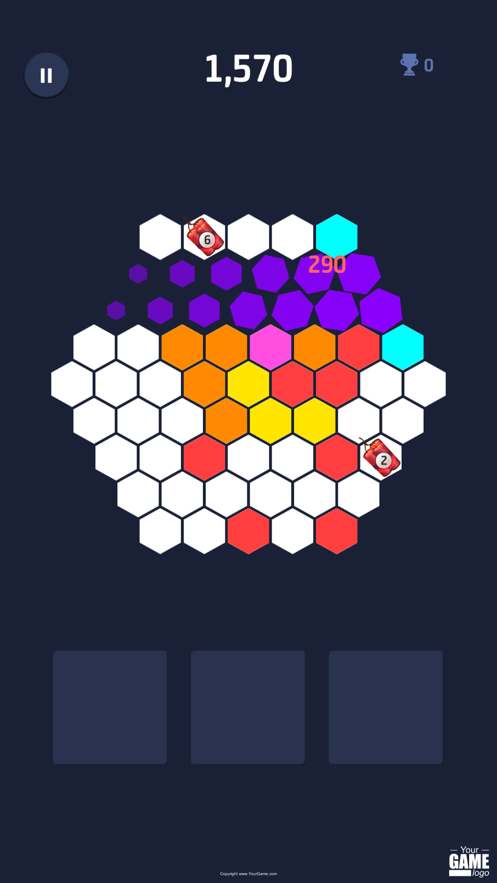 超级六边形消消乐安卓中文版 v1.0