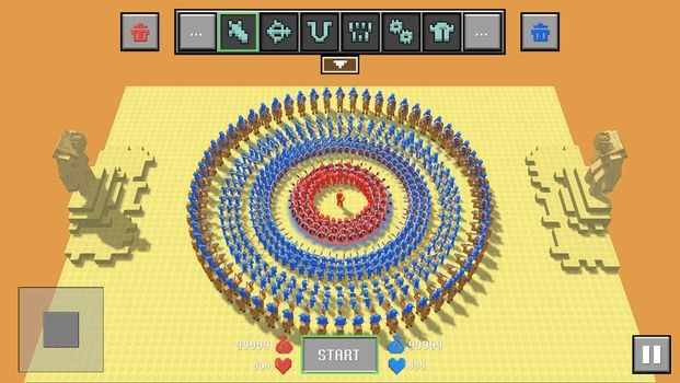 块状布娃娃之战