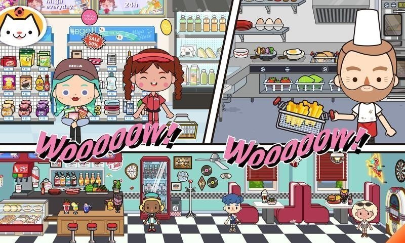 摸摸鱼米加小镇世界大学游戏安卓最新版 v1.35