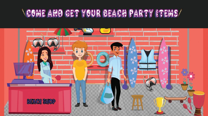 假装玩沙滩派对游戏安卓版 v1.0