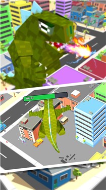 城市毁灭粉碎模拟