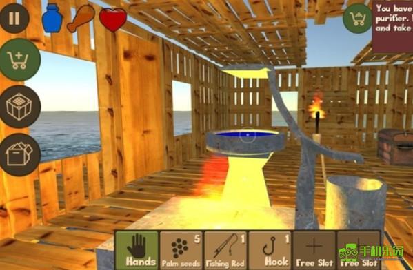 木筏求生汉化版喝水教程