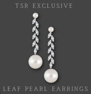 模拟人生4珍珠叶子精致耳环MOD