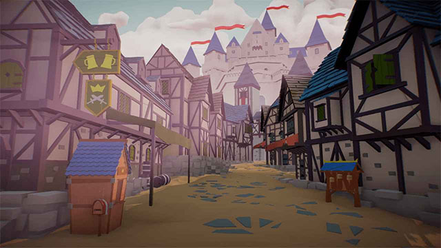 一名卫兵走进了一间酒馆