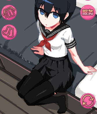 和妹妹两个人看家