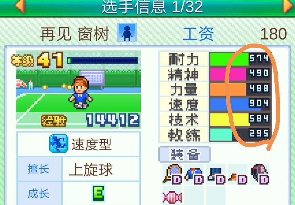初始角色属性