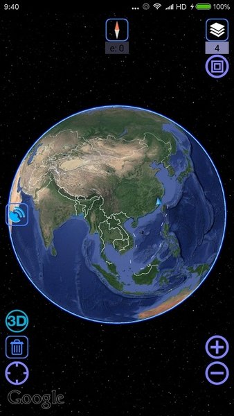 谷歌三维卫星地图中文版