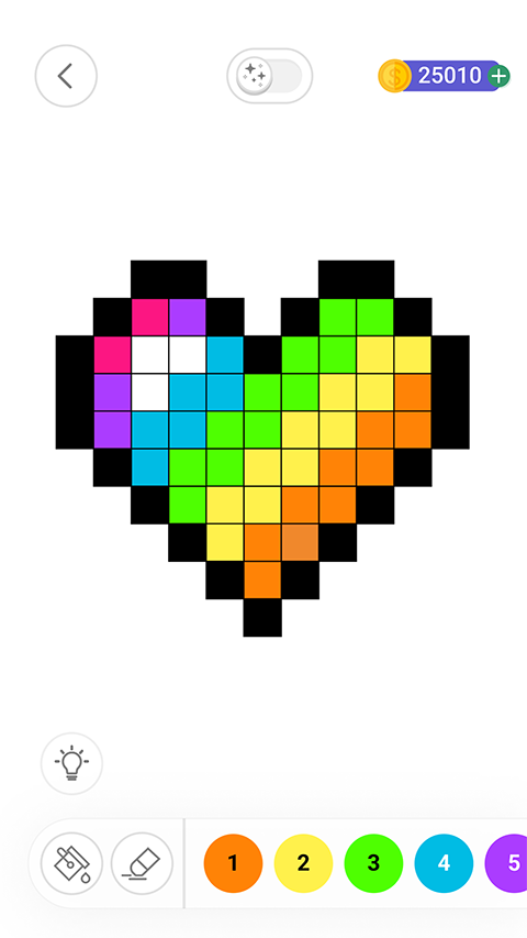 Color by Number填色游戏