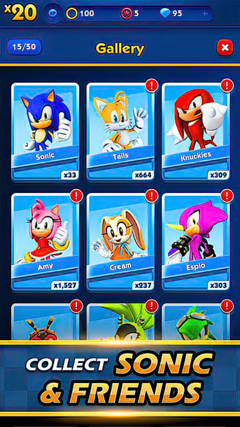 索尼克冲刺(Sonic Dash)