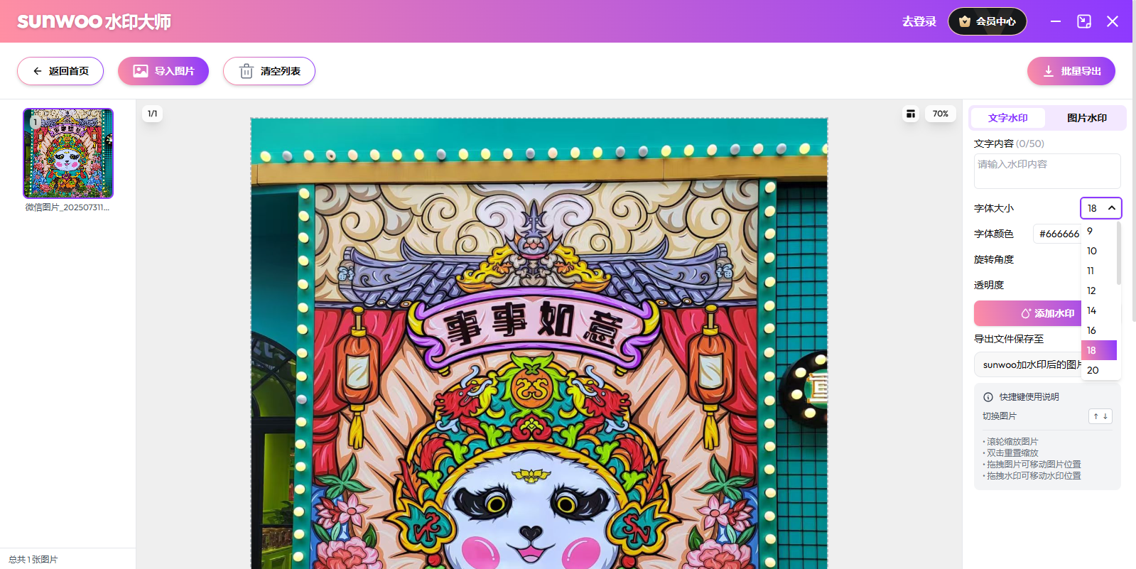 sunwoo水印大师