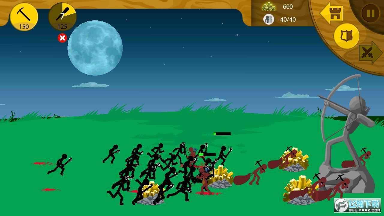 火柴人战争内置作弊菜单模式的MOD版