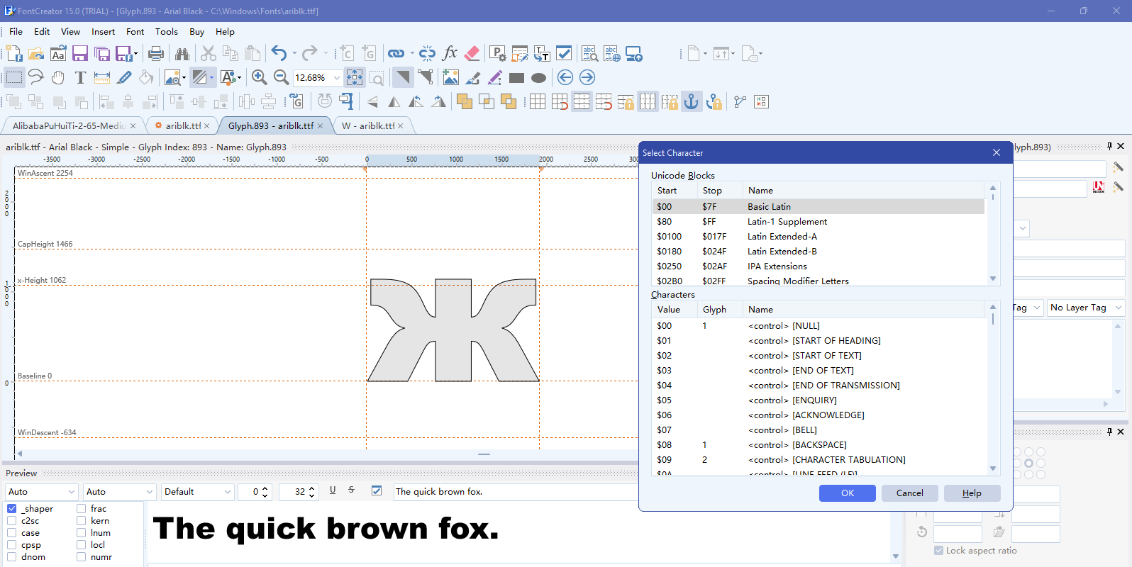 FontCreator