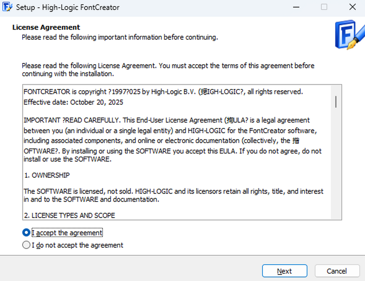 FontCreator