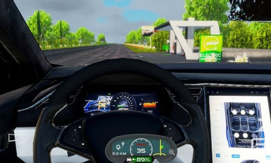 电动汽车模拟器2024(Electric Car Simulator Tesla Dri