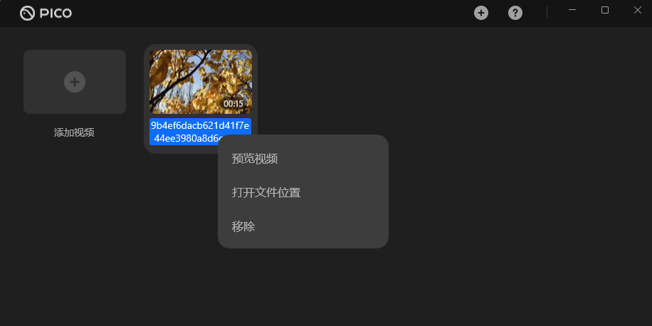 PICO远程播放助手