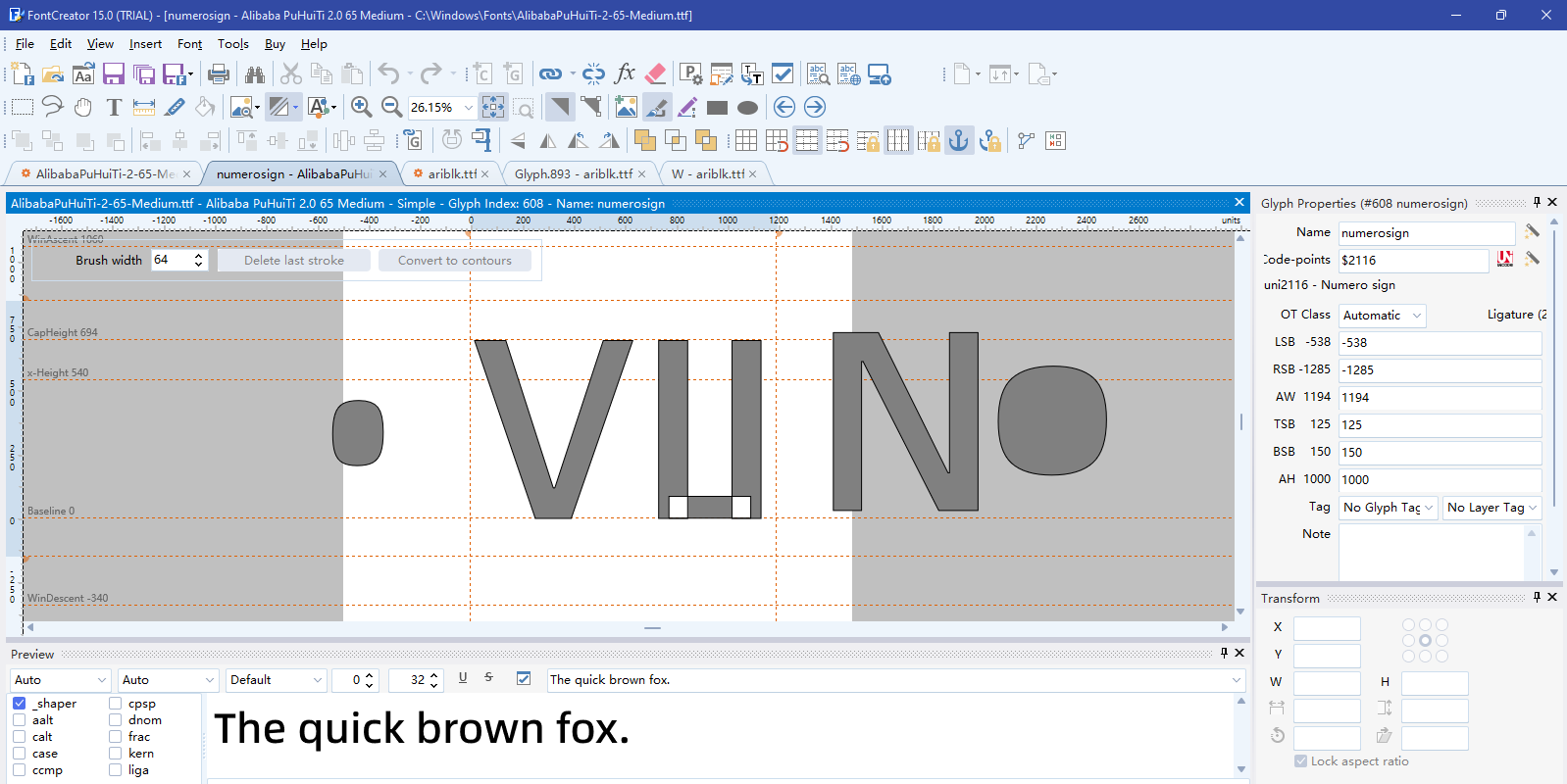 FontCreator