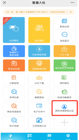 湖南智慧人社养老认证app