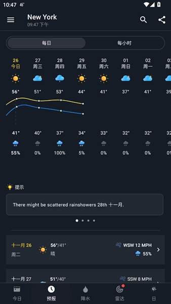 1weather天气
