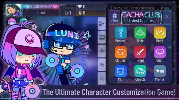 扭蛋俱乐部中文版最新版本2022(Gacha Club)