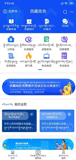 西藏政务服务平台