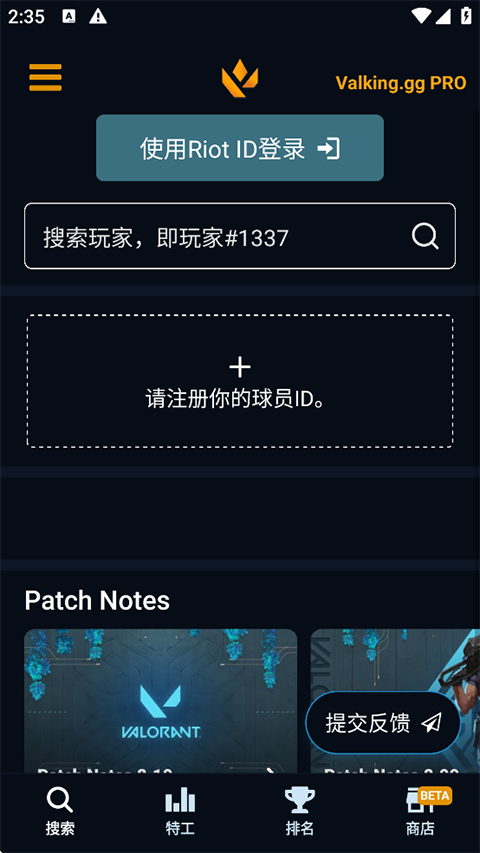瓦罗兰特战绩查询助手