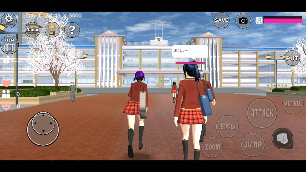 SAKURASchoolator英文版(SAKURA SchoolSimulator)