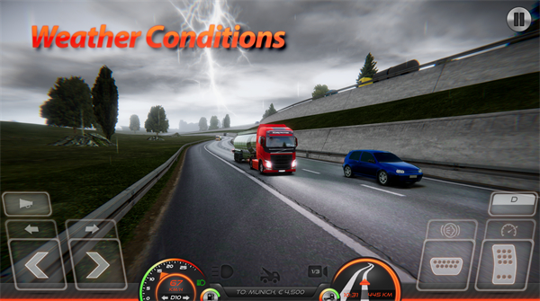 德国卡车模拟器中文版(Truck Simulator Europe 2 Free)