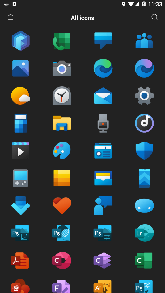 Fluent图标包app