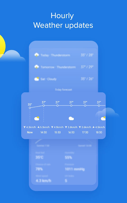 小米天气预报App