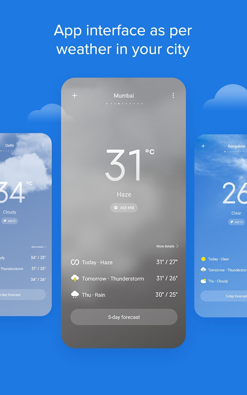 小米天气预报App