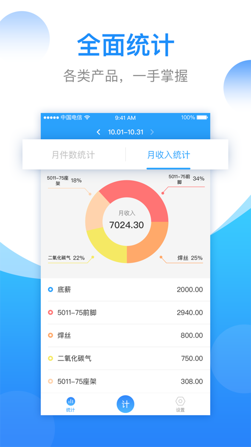 安心计件
