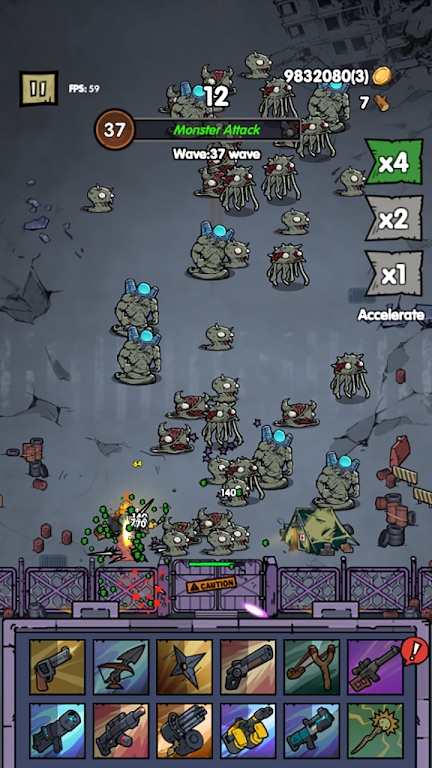 末日守卫僵尸塔防(Zombie Rush:Tower Defense TD)