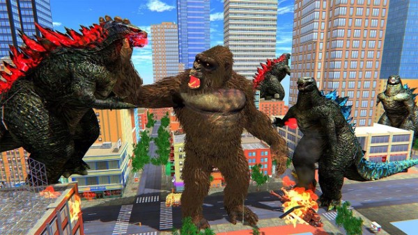 金刚vs怪兽破坏城市游戏(giantgorillavskaijurush)