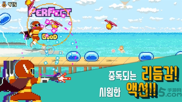海滩节奏游戏