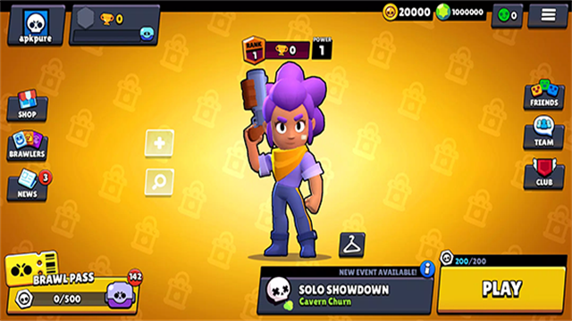 荒野乱斗破解版无限钻石金币最新版(Null’sBrawl)