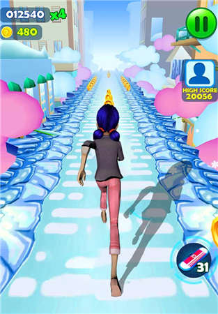 地铁少女冒险冲刺3D