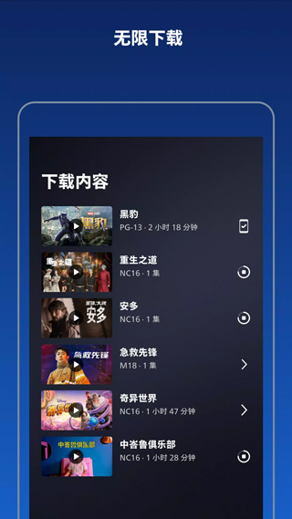 迪士尼流媒体平台Disney+