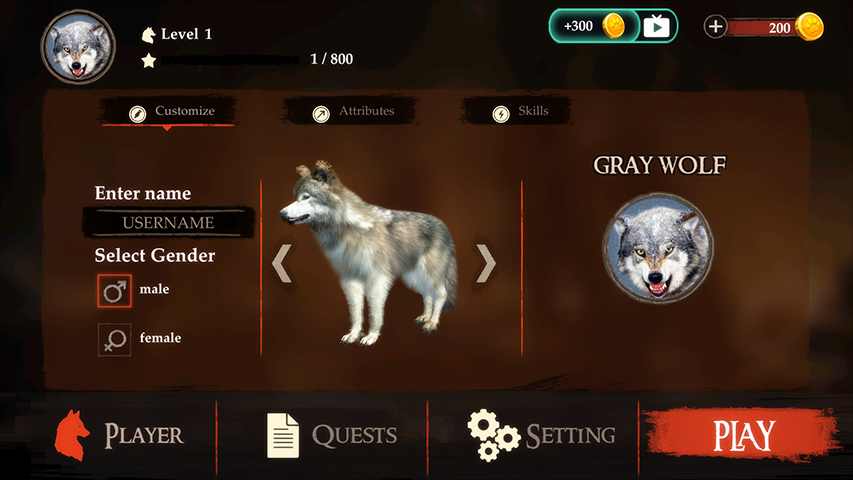 狼模拟器 中文破解版